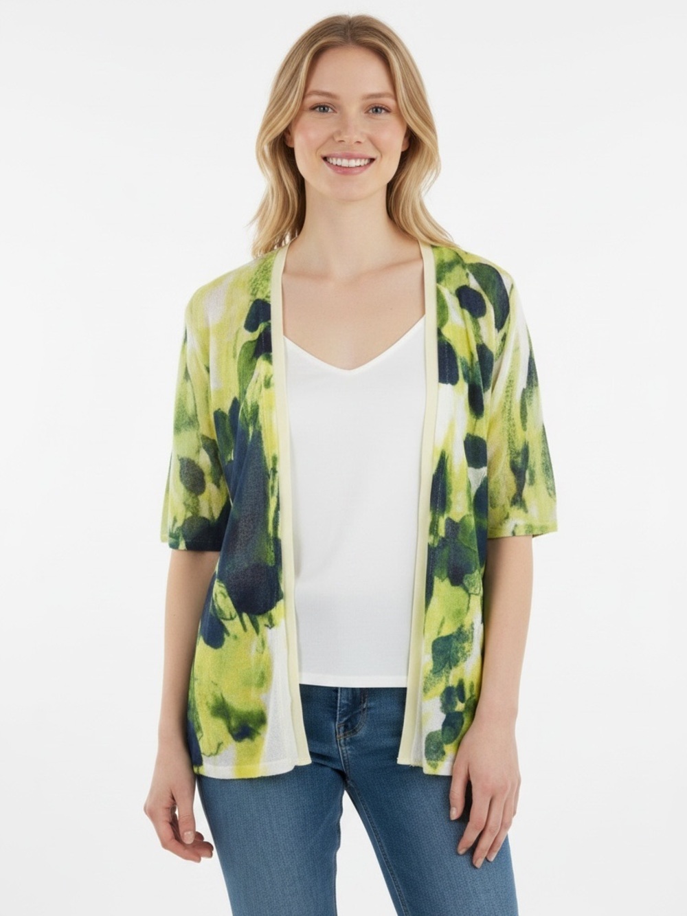 Jones New York Petite Collection open cardigan PL